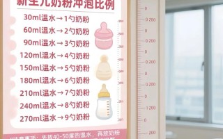 新生儿冲奶粉比例多少才科学？不同月龄、奶粉品牌比例有差异吗？